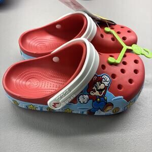 Super Mario Bros. Crocs Classic Lights Clog - Little Kid / Big Kid - Red Size J3